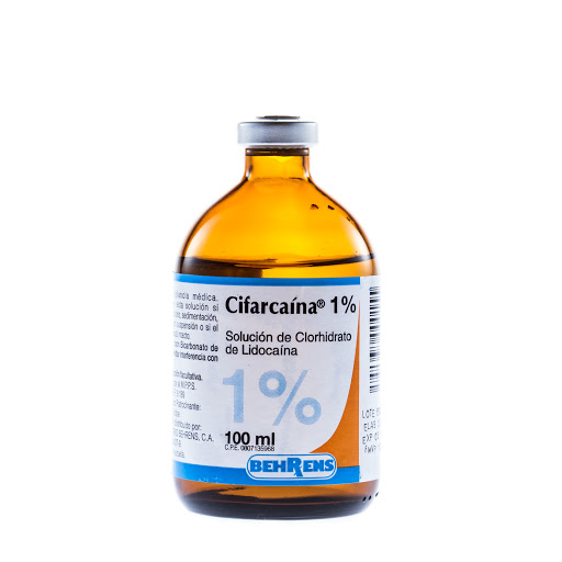 CIFARCAINA LIDOCAINA 1% AMP 100ML X 1